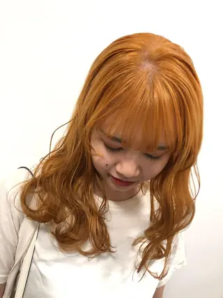 セミロング カラー tablier所属・北名古屋 /美容院カフェのヘアスタイル