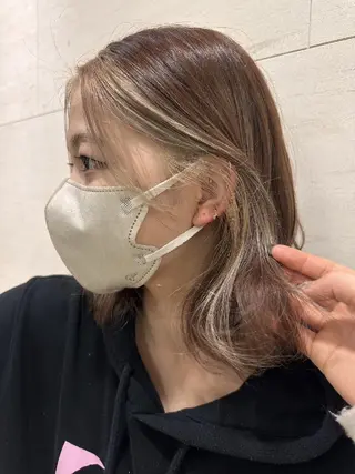 カラー ボブ/透明感 カラー /風花のヘアスタイル