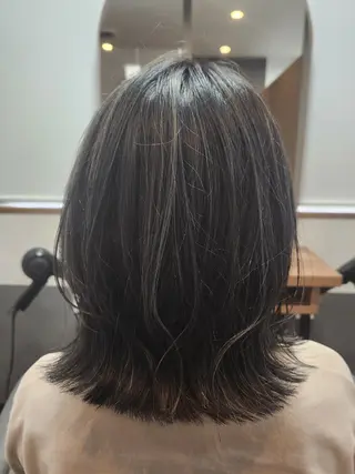 ミディアム カラー TELA HAIR 土気あすみが丘店所属・✂ AYAのヘアスタイル