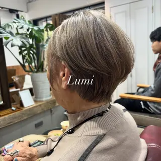 ショート カラー 大人女性髪質改善 /Lumi/ルミのヘアスタイル