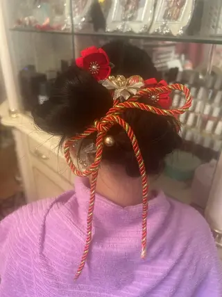 セミロング 近藤 麻子のヘアスタイル