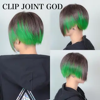 ショート カラー 今泉 周のヘアスタイル