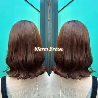 ミディアム カラー 🌼個性派/暖色/ヘ アセット/Mei🌼のヘアスタイル