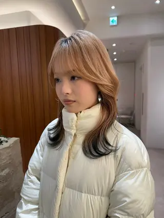 ミディアム 田中航平/渋谷ボブ/ レイヤーボブのヘアスタイル