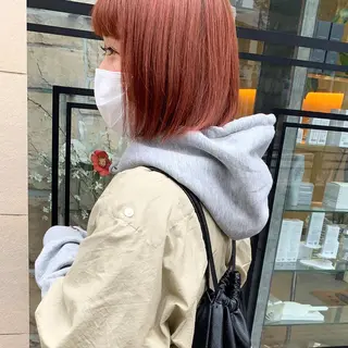 ショート カラー パーソナルカラー 藤本夢のヘアスタイル