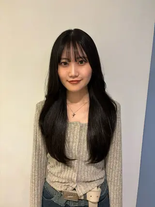 ロング カラー RUALA所属・mizunaga chihiroのヘアスタイル