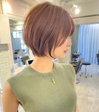 ショート 似合わせショート🌿 ボブ🫧 乾辺真悠子のヘアスタイル