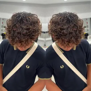 パーマ メンズ 🍐シャドウパーマ メンズ特化/守岡🍐のヘアスタイル