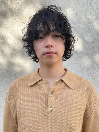 ショート パーマ メンズ CEINE PATHのヘアスタイル