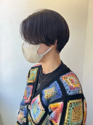 ショート 🩰横浜カットモ デル／ショート／ボブのヘアスタイル