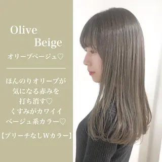 セミロング カラー ヘアアレンジ 🪞SHE池袋 Official🪞のヘアスタイル