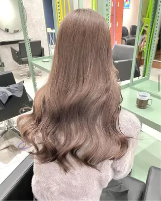 ロング カラー 透明感カラー🩶韓国 ヘア🩶ワカナのヘアスタイル