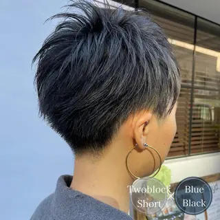 ショート カラー アンブレラカラー💫 フェイスフレーミングのヘアスタイル