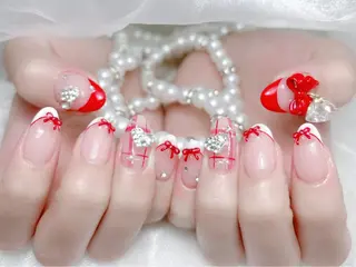 ネイル MoMoA Nail ネイル長さ出し専門店のネイルデザイン