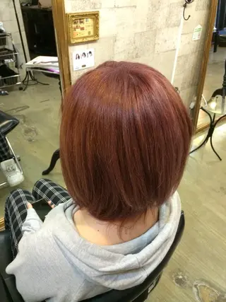 ミディアム カラー インナーカラー/天神 ブリーチ/吉田のヘアスタイル