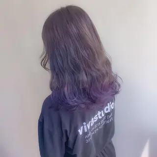 ミディアム カラー 💗💗韓国レイヤー yu-ki💗💗のヘアスタイル