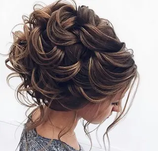 ロング カラー パーマ ヘアアレンジ Device ディバイスのヘアスタイル