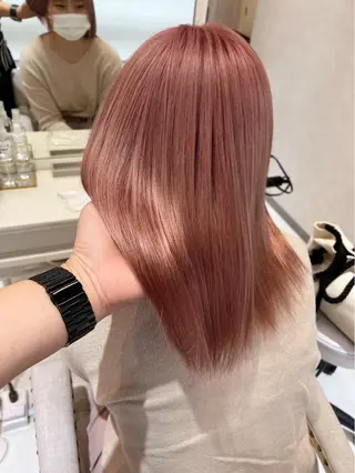 ミディアム カラー 赤み無し柔らかカラー 【梅田】madokaのヘアスタイル