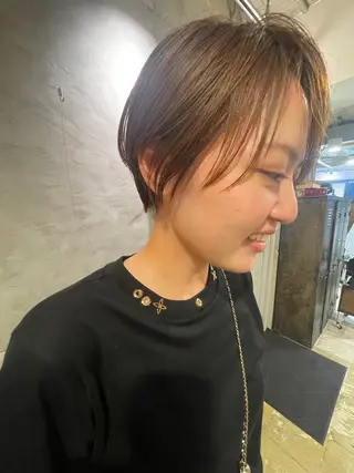ショート さの あやねのヘアスタイル
