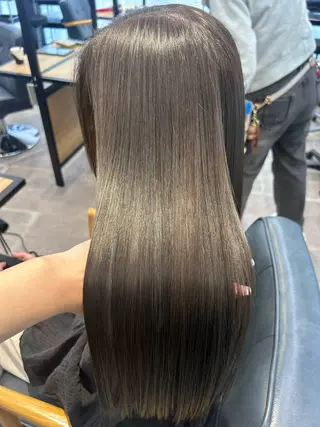 ロング カラー 韓国×髪質改善カラー 💎hinaのヘアスタイル