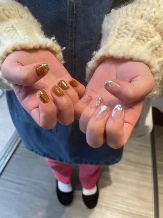 ネイル 束感まつ毛/ネイル/ LED♥KIRARAのマツエク・マツパデザイン