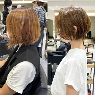 ショート カラー 大人女性お悩み解決 ショート/イハカズキのヘアスタイル