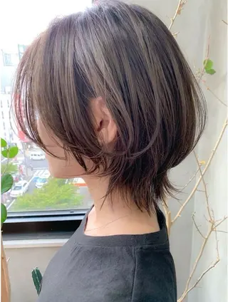 ミディアム 臺 佳連のヘアスタイル