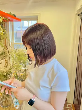 ショート 表参道/髪質改善/ 髪質改善カラー/遠藤のヘアスタイル