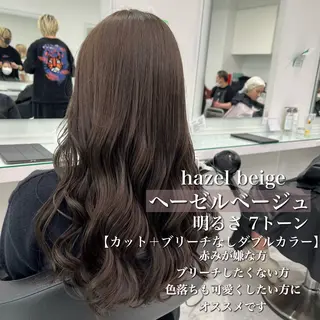 ロング カラー 透け上品ハイトーン 職人ゆうと🤍のヘアスタイル