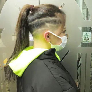 メンズ Le'a所属・渋谷/フェード/ 國分 翔のヘアスタイル