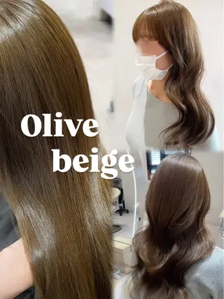 ロング 顔周りカット/ 透明感カラー/ユナのヘアスタイル