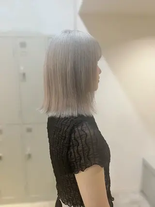 ミディアム 🌈モテ色 村上のぶきのヘアスタイル