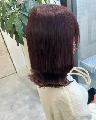 ミディアム カラー パーマ ヘアアレンジ メンズ 🤍透明感カラー🤍 ブリーチ🤍AINEのヘアスタイル
