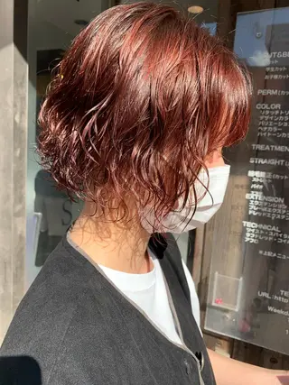 ショート 平野 優奈のヘアスタイル