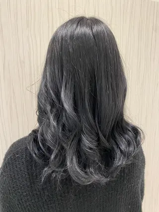 ミディアム カラー ヘアアレンジ 🥀暖色韓国ヘア💕 保科侑花のヘアスタイル