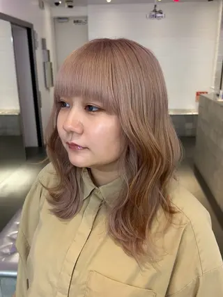 ミディアム MiRI💜地毛級 エクステ✖似合わせ技のヘアスタイル