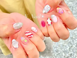 ミディアム Mikami Nanaのネイルデザイン