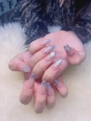 ロング 💜MIYA nail川崎店のネイルデザイン