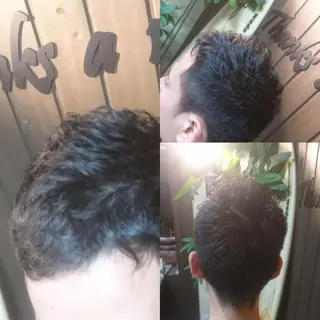 メンズ サンフラット所属・岡林 選のヘアスタイル