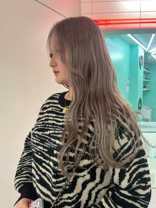 ロング 💥ウルフカット デザインあんな💥のヘアスタイル