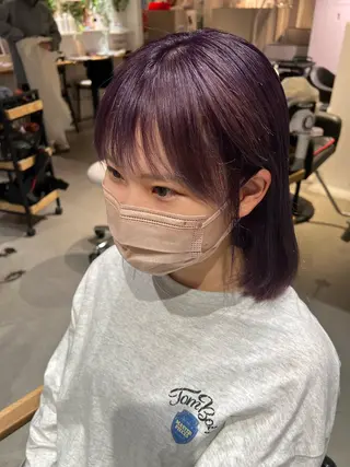 ミディアム カラー ヘアアレンジ APREKO SAYAKAのヘアスタイル
