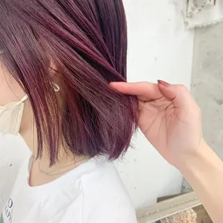 カラー Noele hair atelier(ノエルヘアアトリエ)所属・北上ゆい/個性派/ ナチュラルアレンジのヘアスタイル