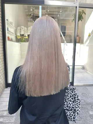 ロング カラー ✅ケアブリーチ✅ トヨオカ ノブヒデのヘアスタイル