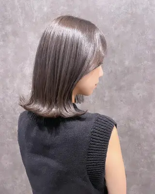 ミディアム カラー BUCKS【天王寺】 バックス【駅30秒】のヘアスタイル