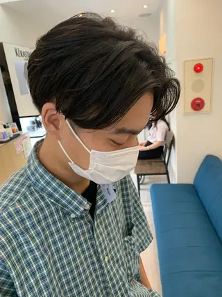 ショート メンズ THE SUITS  BROTHERS 金山所属・坂口 敬志朗のヘアスタイル