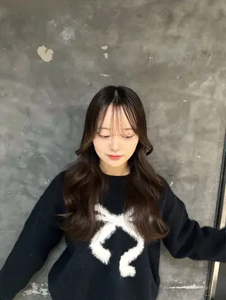 ロング カラー Gisel rinaのヘアスタイル