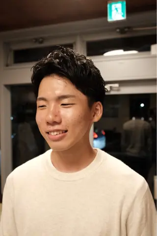 メンズ メンズパーマ いしだ りょうのヘアスタイル