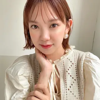 ショート カラー 🪭risa 暖色/レイヤー🪭のヘアスタイル