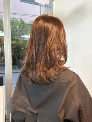 ミディアム Fev YUZUのヘアスタイル