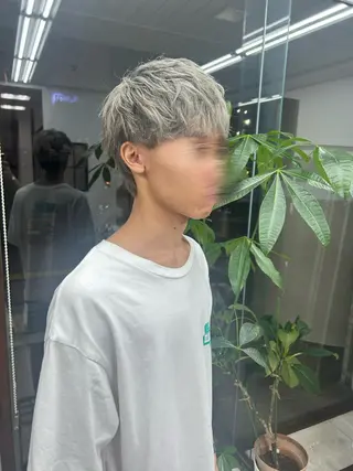 ショート カラー メンズ メンズパーマの達人 / タカシマダイスケのヘアスタイル